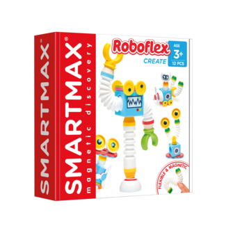 Smartmax - Magnetic Construction Set, Roboflex 12 Pieces