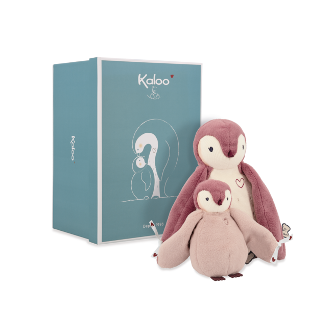 Kaloo Kaloo - Cuddly Plush, Pink Penguins