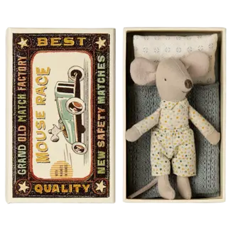 Maileg Maileg - Little Brother Mouse in Matchbox