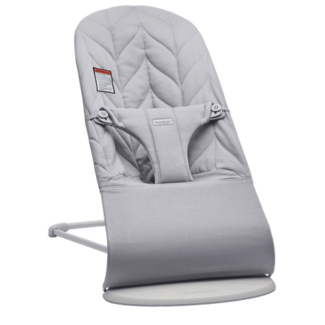 BabyBjörn BabyBjörn - Transat Bouncer Bliss, Cadre Gris Pâle, Tissé Pétale Gris Pâle