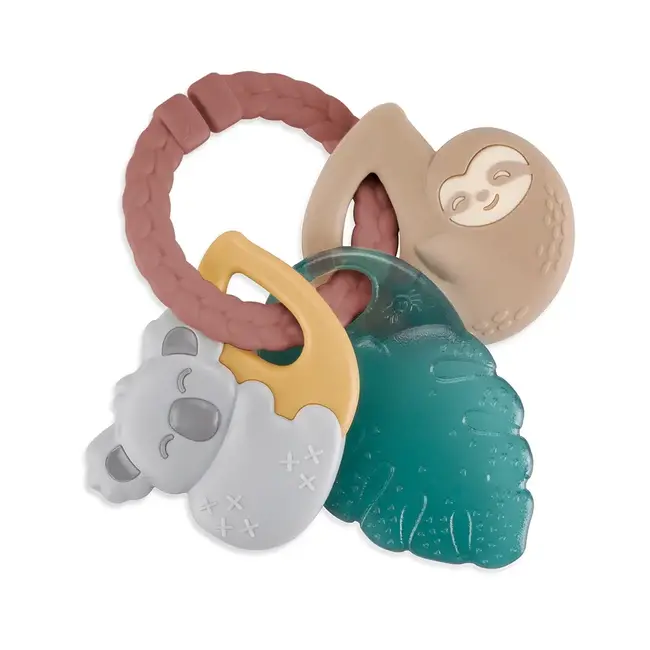 Itzy Ritzy Itzy Ritzy - Texture Ring with Teether, Tropical