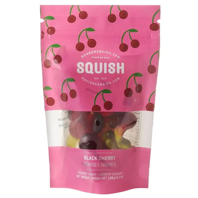 Squish Squish - Gummies 120g, Black Cherry