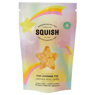 Squish Squish - Vegan Gummies 120g, Pink Lemonade Fizz