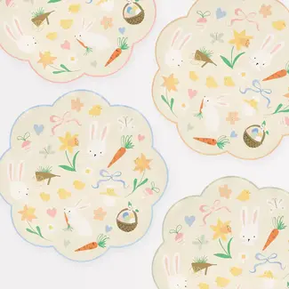 Meri Meri Meri Meri - Pack of 8 Large Paper Plates, Easter