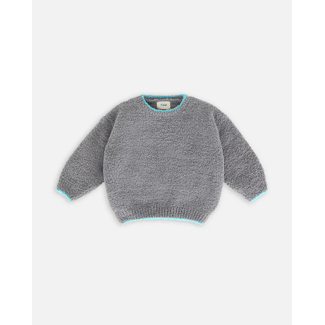 7 A.M 7AM - Fuzzy Sweater, Grey