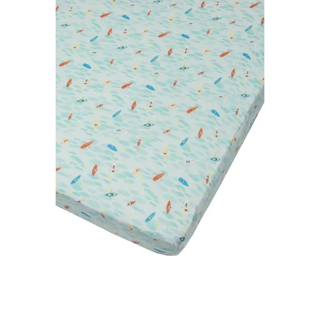 Loulou Lollipop Loulou Lollipop - Bamboo Fitted Crib Sheet, Kayaks
