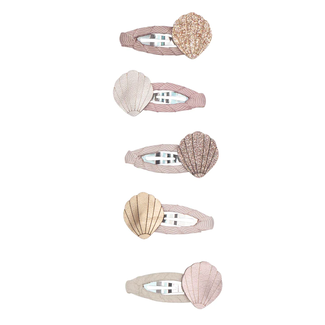 Mimi & Lula Mimi & Lula - Paquet de 5 Mini Barrettes, Coquillage