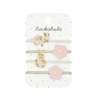 Rockahula Kids Rockahula Kids - Paquet de 4 Élastiques, Lapin Ditsy Hoppy
