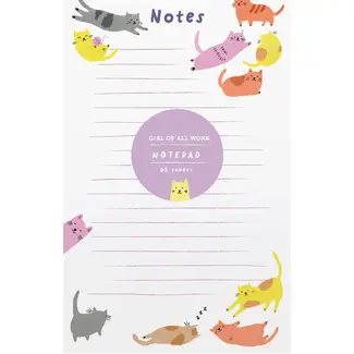 Girl of All Work Girl of All Work - Notepad, Cats
