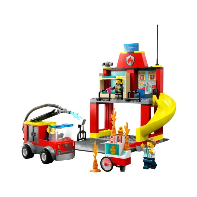 LEGO LEGO - Blocs de Construction City, Caserne de Pompiers
