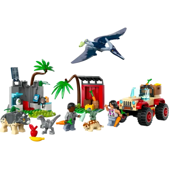 LEGO LEGO - Blocs de Construction Monde Jurassique, Centre de Secours pour Bébés Dinosaures