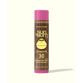 SunBum SunBum - SPF 30 Sunscreen Lip Balm, Pomegranate