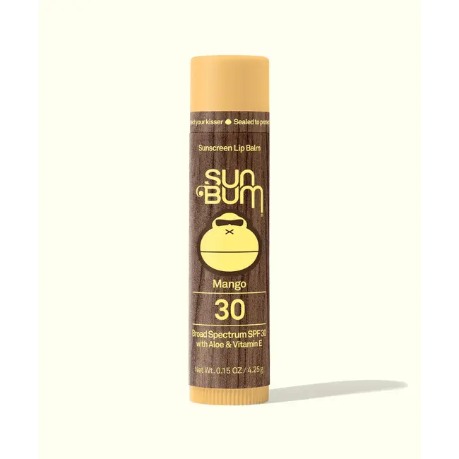 SunBum SunBum - SPF 30 Sunscreen Lip Balm, Mango