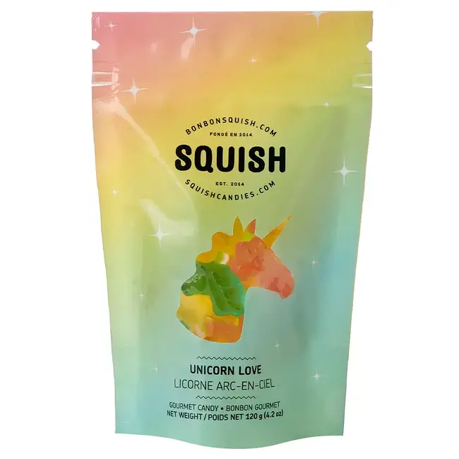 Squish Squish - Gummies 120g, Unicorn Love