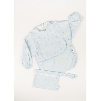 Micasso & Co Micasso & Co - Long-Sleeved Bib with Integrated Pocket, Milky Way