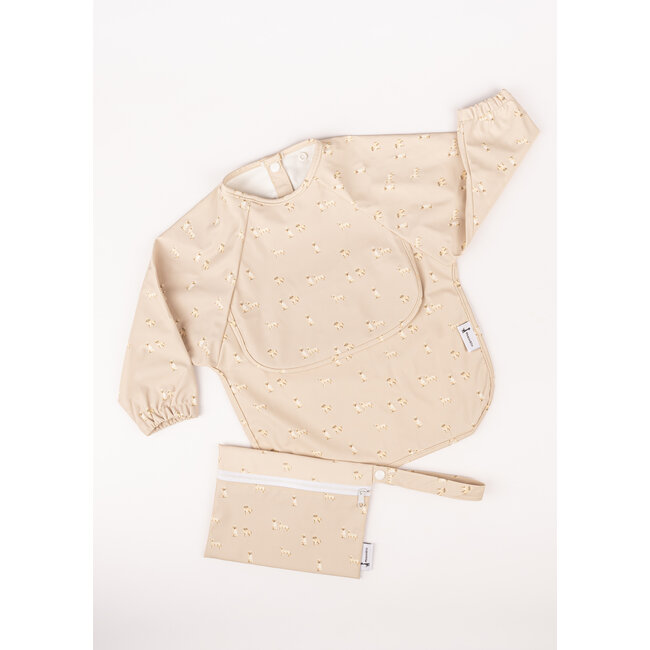 Micasso & Co Micasso & Co - Long-Sleeved Bib with Integrated Pocket, Walk in the Park