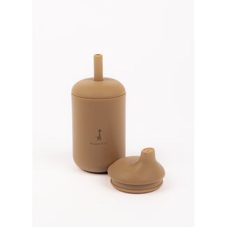 Micasso & Co Micasso & Co - Straw and Spout Cup, Caramel