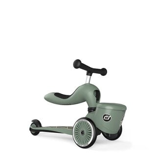 Scoot & Ride Scoot & Ride - 2-en-1 Highwaykick 1 Lifestyle Scooter, Green Lines