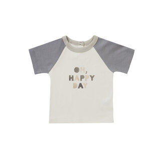 Quincy Mae Quincy Mae - Raglan T-shirt, Oh Happy Day