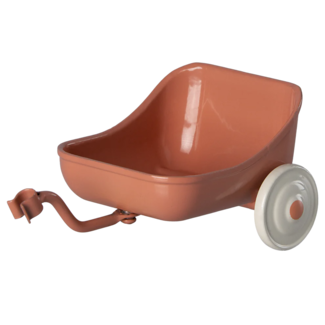 Maileg Maileg - Mouse Tricycle Trailer, Coral