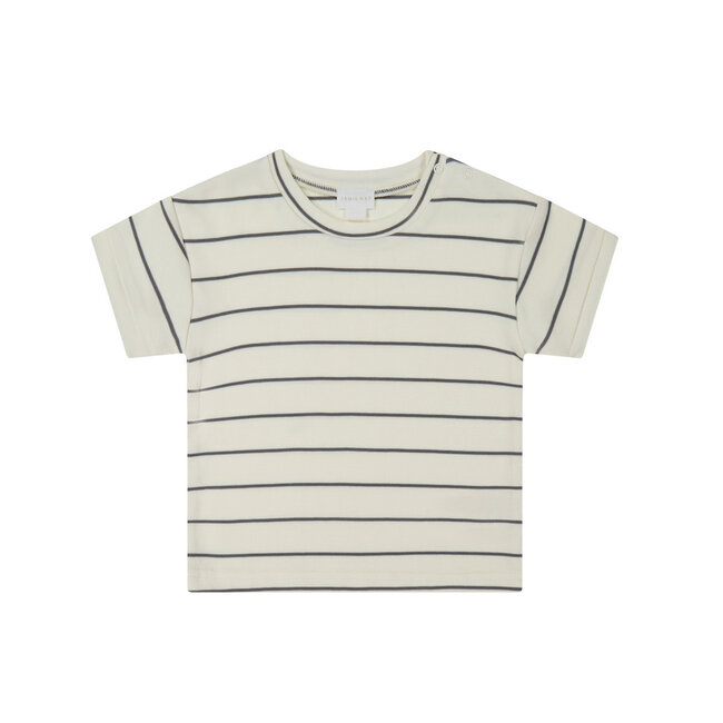 Jamie Kay Jamie Kay - Eddie Pima Cotton T-Shirt, Cloud Stripe