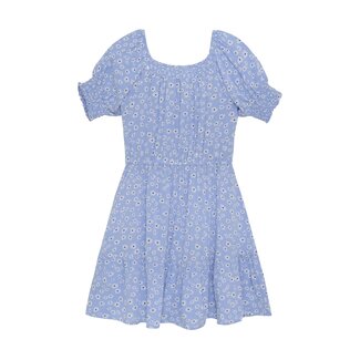 Creamie Creamie - Puff Sleeve Dress, Blue Floral