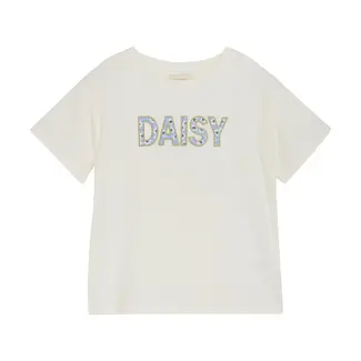 Creamie Creamie - T-shirt Imprimé Daisy, Blanc Cassé