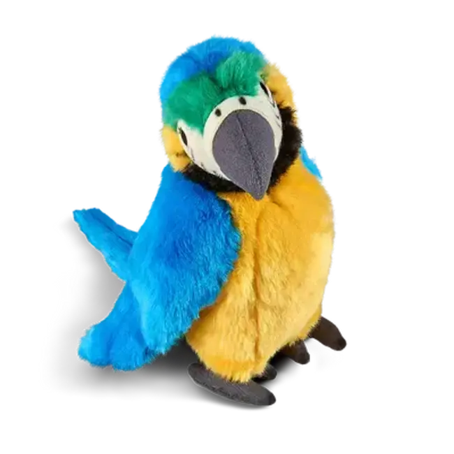 Living Nature Living Nature - Plush Toy, Blue Macaw Parrot 23 cm