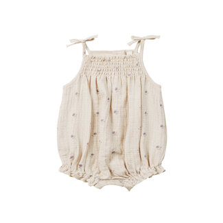 Quincy Mae Quincy Mae - Betty Romper, Sweet Pea