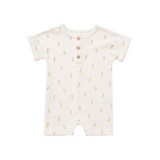 Quincy Mae Quincy Mae - Short Sleeve One-Piece, Lemons