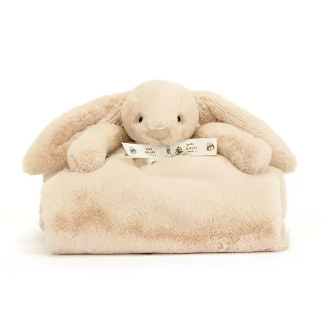 Jellycat - Bashful Luxe Bunny Willow Blankie - Charlotte et Charlie