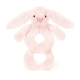 Jellycat Jellycat - Bashful Pink Bunny Ring Rattle