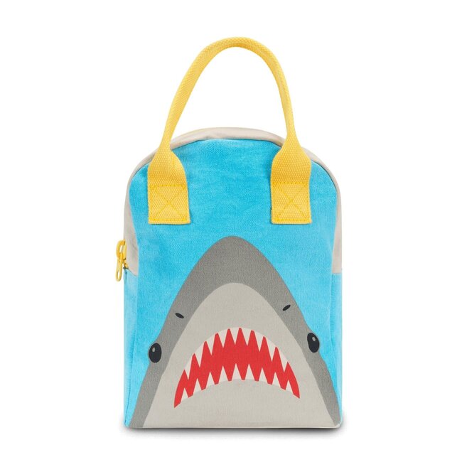 Fluf Fluf - Zipper Lunch Bag, Shark