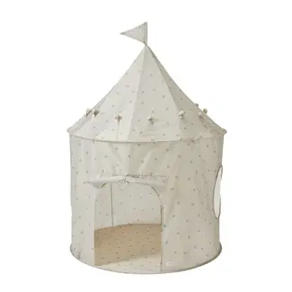 3 sprouts 3 Sprouts - Recycled Fabric Play Tent, Blueberry Taupe