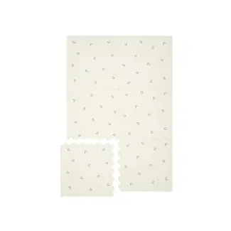 3 sprouts 3 Sprouts - EVA Foam Play Mat, Blueberry Ivory