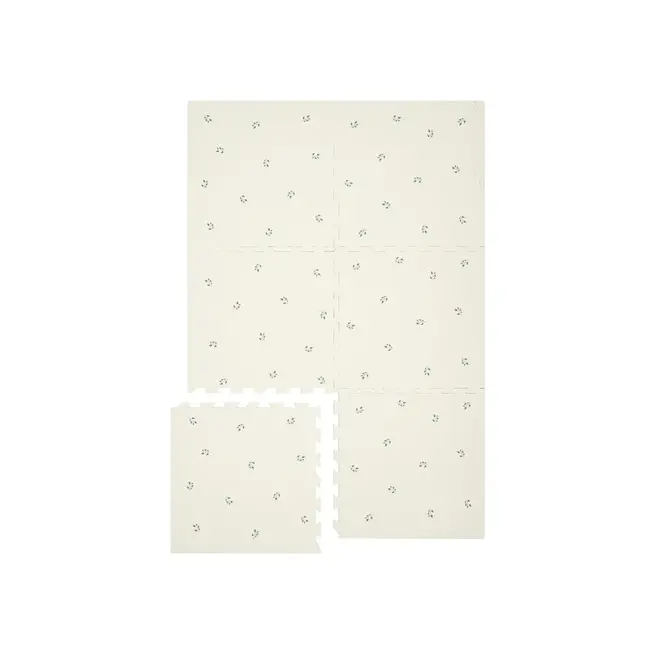 3 sprouts 3 Sprouts - EVA Foam Play Mat, Blueberry Ivory