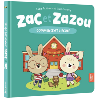Auzou Auzou - Book, Zac et Zazou Commencent l'École