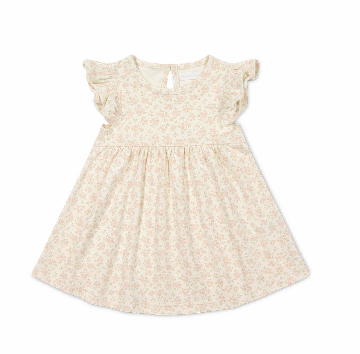 Jamie Kay Ada Flutter Sleeve Dress Rosalie Floral Mauve Charlotte et Charlie