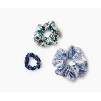Rifle Paper Co. - Set of 3 Scrunchies, Peacock