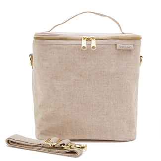 So Young So Young - Linen Lunch Poche, Ecru