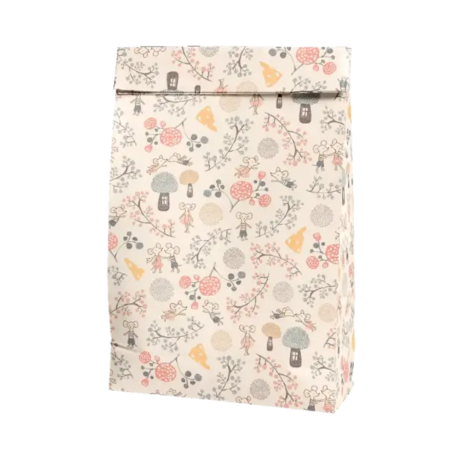 Maileg Maileg - Paper Gift Bag, Large, Mice Party