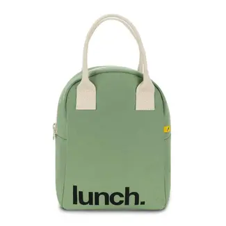 Fluf Fluf - Zipper Lunch Bag, Lunch Moss