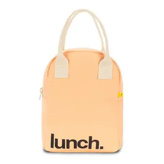 Fluf Fluf - Zipper Lunch Bag, Lunch Peach