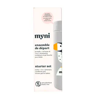 Myni Myni - Ensemble Nettoyant 3-en-1 pour Bébés, Sans Fragrance