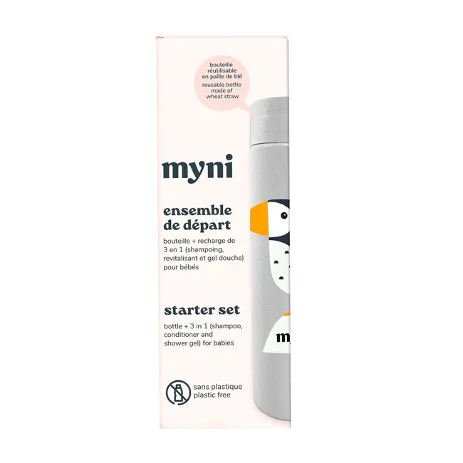 Myni Myni - Ensemble Nettoyant 3-en-1 pour Bébés, Sans Fragrance
