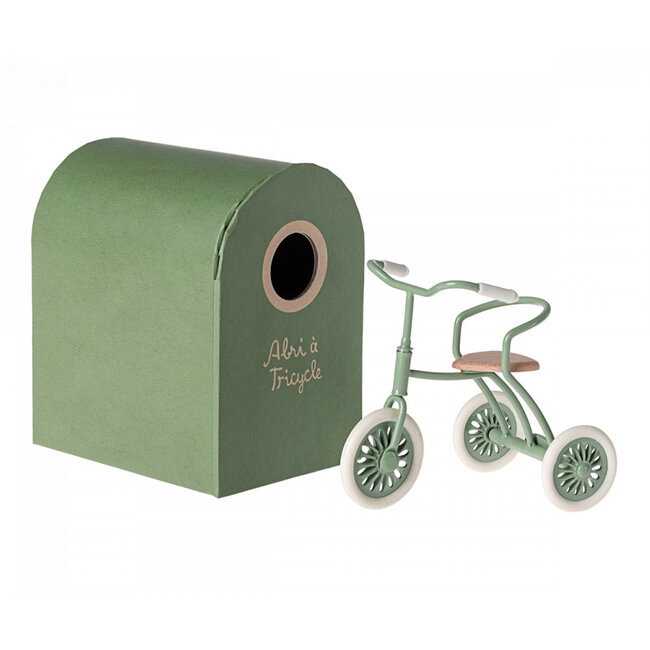Maileg Maileg - Tricycle Shelter for Mouse, Green