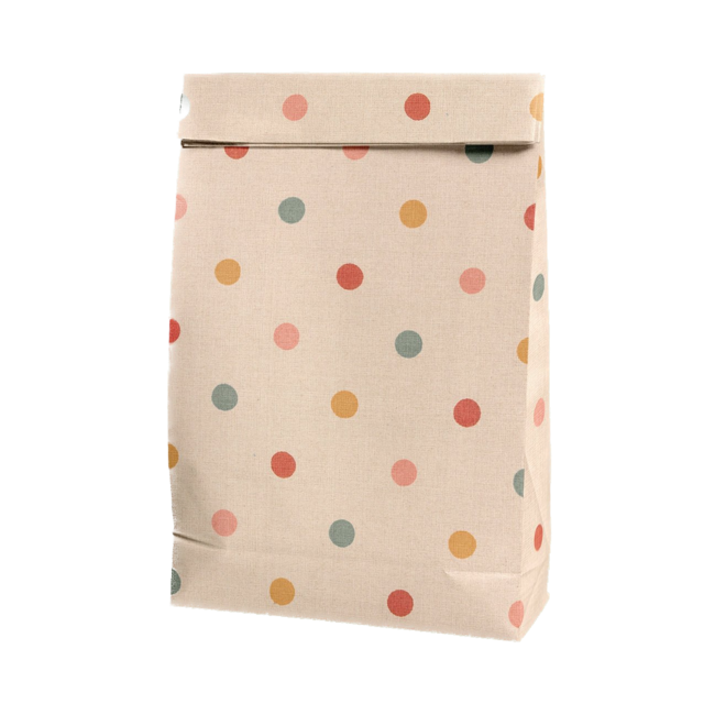 Maileg Maileg - Paper Gift Bag, Medium, Multi Dots