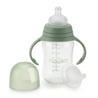 Noüka Noüka - Transitional Baby Bottle, Moss