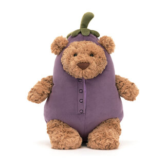 Jellycat Jellycat - Ours Barthélémy en Costume d'Aubergine 11"