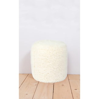 Wild & Soft Wild & Soft - Sheep Footrest Pouffe, Medium